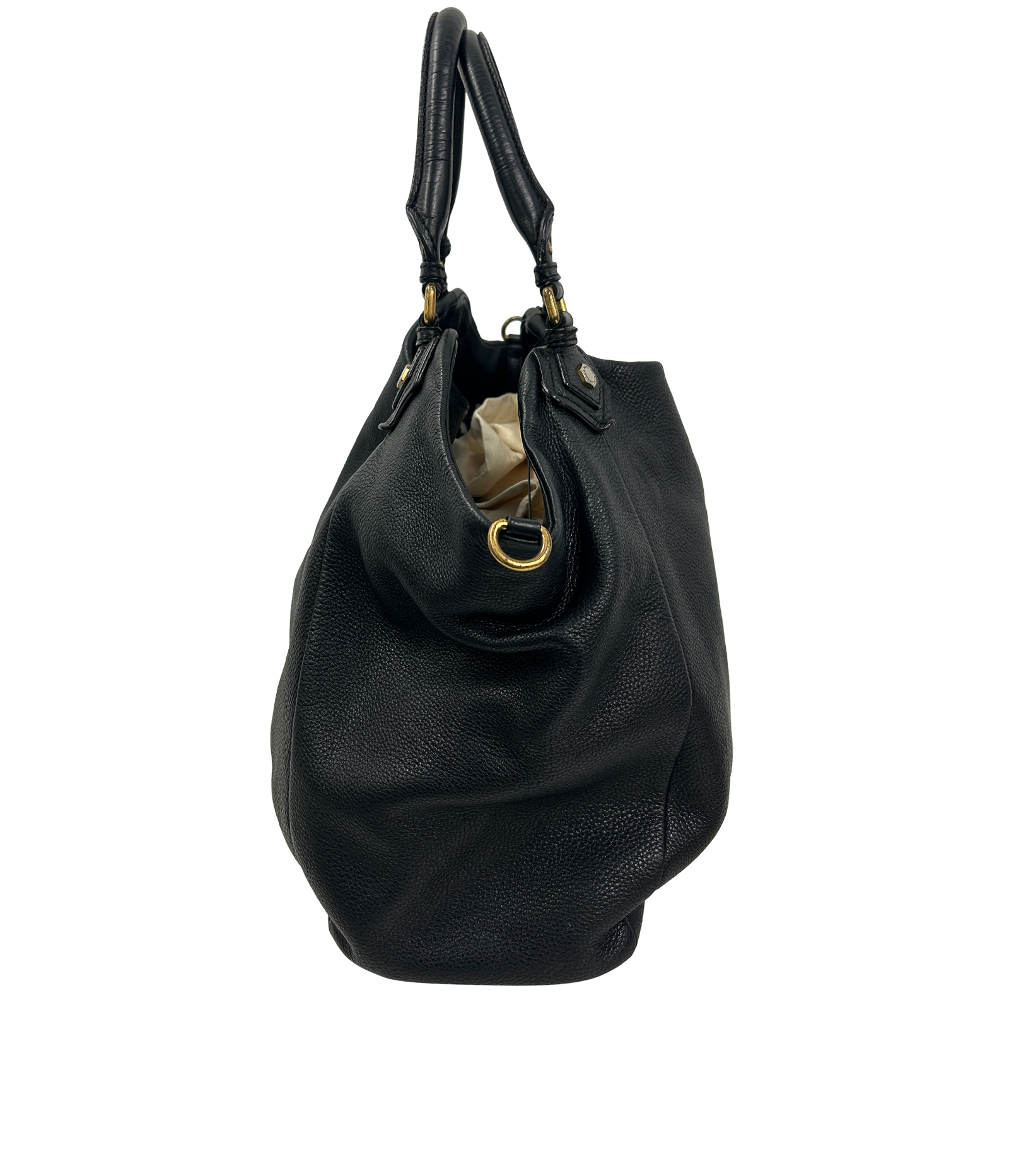 Maxi Tote, 100&euro;, Bolso, Negro, Animal - Piel, Vista inferior